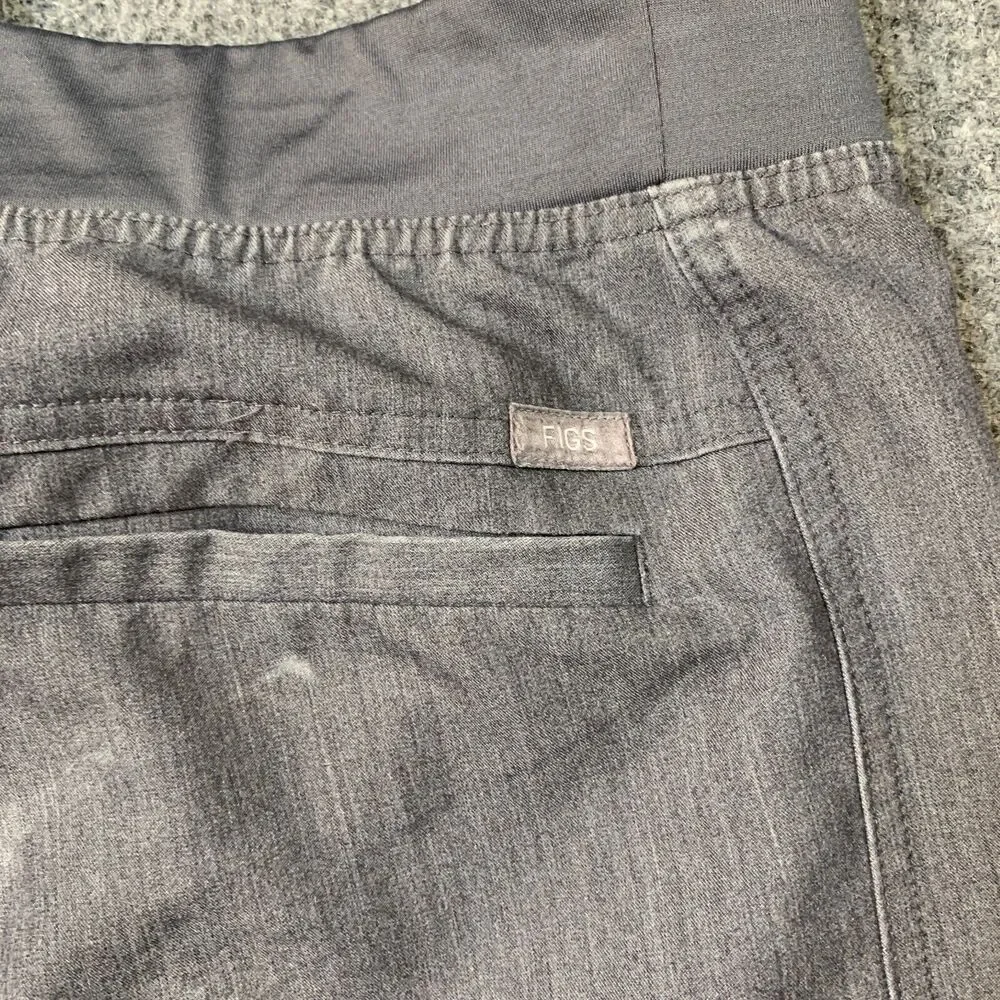 Figs Scrub Pants Mens L Graphite Grey Technical Collection Cargo Pocket Straight
